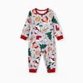 thumbnail image 2 of Conjuntos de pijamas navideños a juego para toda la familia con estampado de casitas de jengibre, 2 of 5