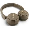 thumbnail image 3 of Guess Script Metal Logo On Ear Wireless Headphone Brown - GUBHV6SCW, 3 of 4