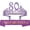 Purple, variant on 80th Birthday, 80th Birthday Gifts for Women, 80th Birthday Tiara and Sash Gold, 80th