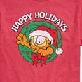 thumbnail image 3 of Garfield - Happy Holidays Wreath Christmas - Men's Short Sleeve Graphic T-Shirt, 3 of 5