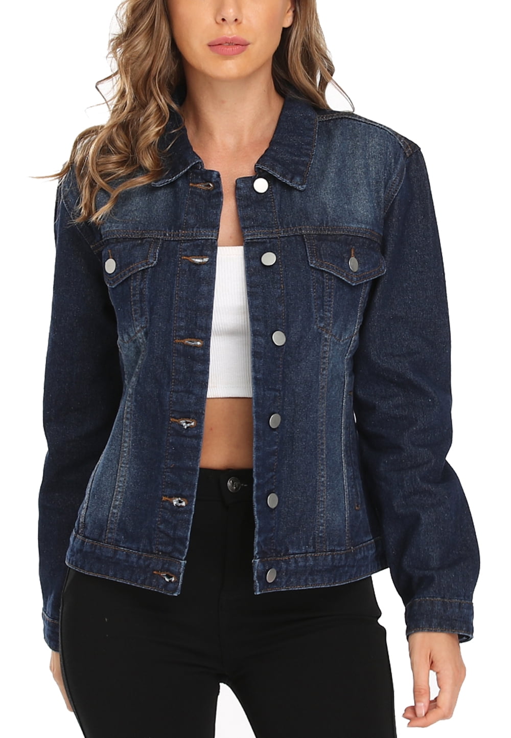 Long Sleeve Denim Jacket XL 