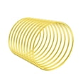 thumbnail image 1 of Anillos de metal Uxcell de 80 mm (3.15") OD, tono dorado, paquete de 10, 1 of 5