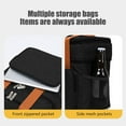 thumbnail image 6 of Tarmeek Insulated Cooler Bag Double Deck Thermal Picnic Bag Large Capacity Waterproof Lunch Bag for Men Women Outdoor Travel Picnic Beach Camping Portable Tote Black, 6 of 6