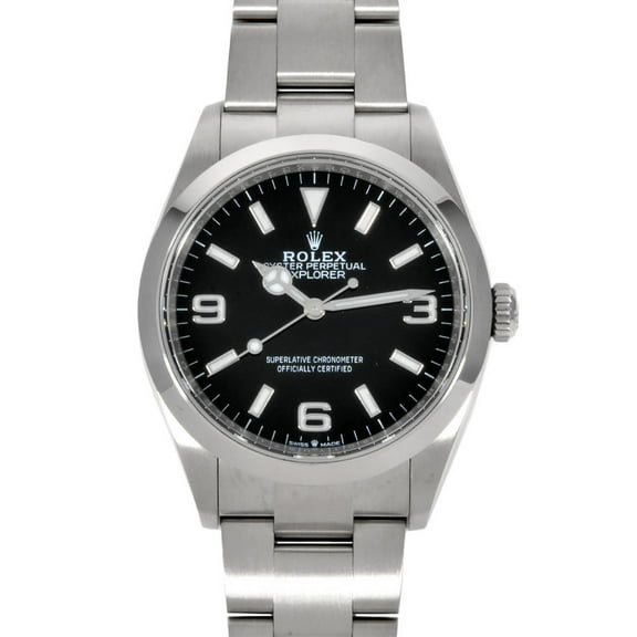 Pre-Owned Rolex ROLEX 124270 Explorer I 36 Random Watch Automatic Black Dial SS 2023... (Good)