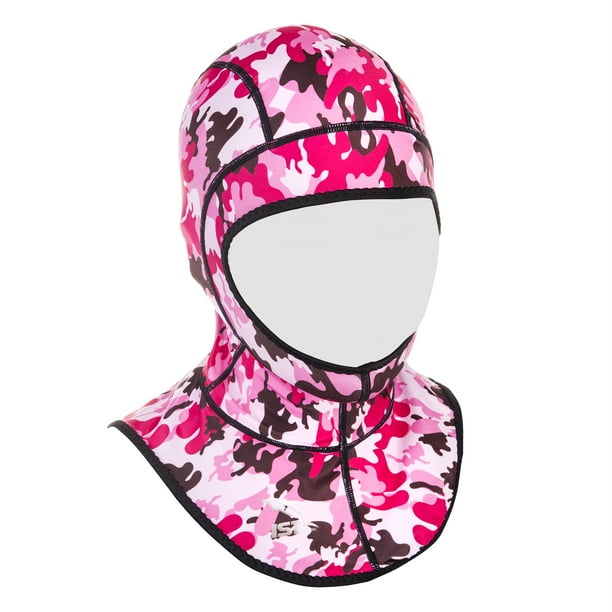 IST Lycra Spandex Diving Hood, Wetsuit Cap Head Cover with Bib & Anti