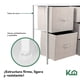 thumbnail image 5 of Comoda Cajonera 5 Cajones Mueble Organizador de Tela Madera beige L, 5 of 8