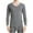Gray1, variant on Timegard Mens Thermal Underwear V Neck Long Sleeve Tops Bottom Fitting Comfy Sleepwear Outfits L-4XL