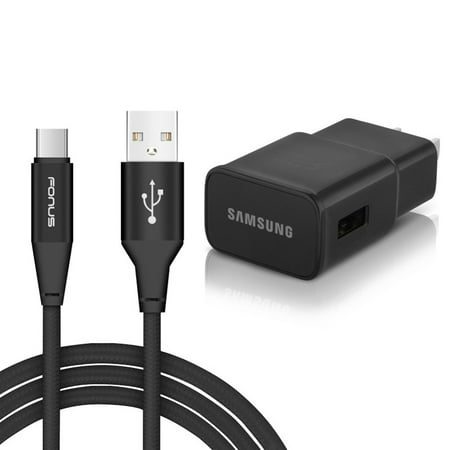 Fast Home Charger for Samsung Galaxy A50/A20/A10e - Type-C 6ft USB Cable Quick Power Adapter Travel Wall Q1Y