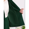thumbnail image 4 of DARING DIVA Women's 2 Pcs Suit Skirt Set Formal Blazer and Pencil Skirt XL Green, 4 of 6