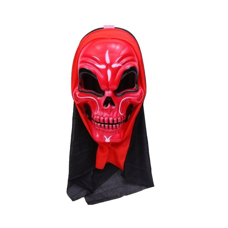  VEVEL Unisex Ghost Skull Mask Full Face Skeleton Scary Mask  Outdoor Sport War Game Halloween Cosplay (One size, Full Face Mask) :  Clothing, Shoes & Jewelry