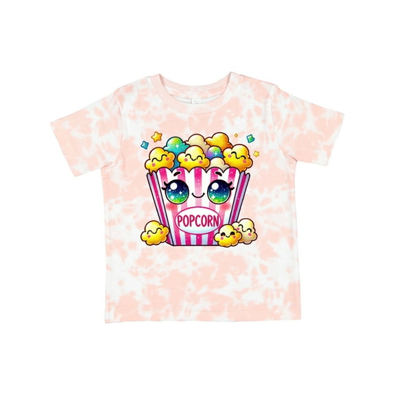 Inktastic Kawaii Buttered Popcorn Girls Toddler T-Shirt