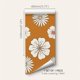 thumbnail image 3 of 1 Roll, Orange Big Flower Print Thick Moisture-proof Wall Sticker, Waterproof Self-adhesive Home Decoration Wallpaper, Creative Floral Pattern Wall Adhesive Roll For Home Decor, Room Decor, 3 of 4