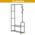 thumbnail image 2 of Heavy Duty Clothing Garment Rack Storage Shelves Closet Clothing Rack, 2 of 10