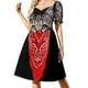 thumbnail image 2 of Paul Klee - Vestido de manga corta con bloques de color Castle and Sun Klee y firma Vestido largo de mujer Vestido, 2 of 8