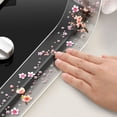 thumbnail image 7 of sunsanly Adhesive Tape Waterproof Transparent Flower Print Cuttable Sealing Corners Seams Caulk Tape Flexible Corner Sealant Tape, 7 of 7