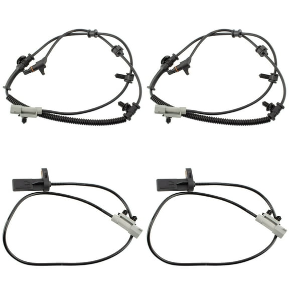 BOXI 4pcs Front & Rear left Right ABS Wheel Speed Sensor Fit for Jeep Commander 2006-2010 / for Jeep Grand Cherokee 2005-2010 | 56044144AD