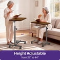 thumbnail image 6 of KEKOY Overbed Table, Adjustable Overbed Bedside Table with Wheels, Tilt Table for Medical Home Care and Hospital Use,Smooth Rolling, Stable Support Design, 6 of 6