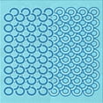 thumbnail image 1 of Ahgly Company Tapis d'Intérieur Lavable en Machine Carré Transitionnel Bleu Tron, 5 Pieds Carré, 1 of 7