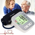 thumbnail image 2 of Tensiómetro digital, tensiómetro digital totalmente automático, monitor de presión arterial en la parte superior del brazo, medición del pulso, 2 of 6