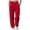 Red, variant on felwors Women's V Crossover Waist Sweatpants Baggy Y2K Jogger Pants Wide Leg Fleeced Lounge Pants Pink, L