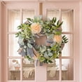 thumbnail image 5 of Bcylexb Fall Floral Wreath for Front Door, 17.7" Artificial Hanging Door Wreath Seasonal Decorations for Wall Porch Window Home, 5 of 6