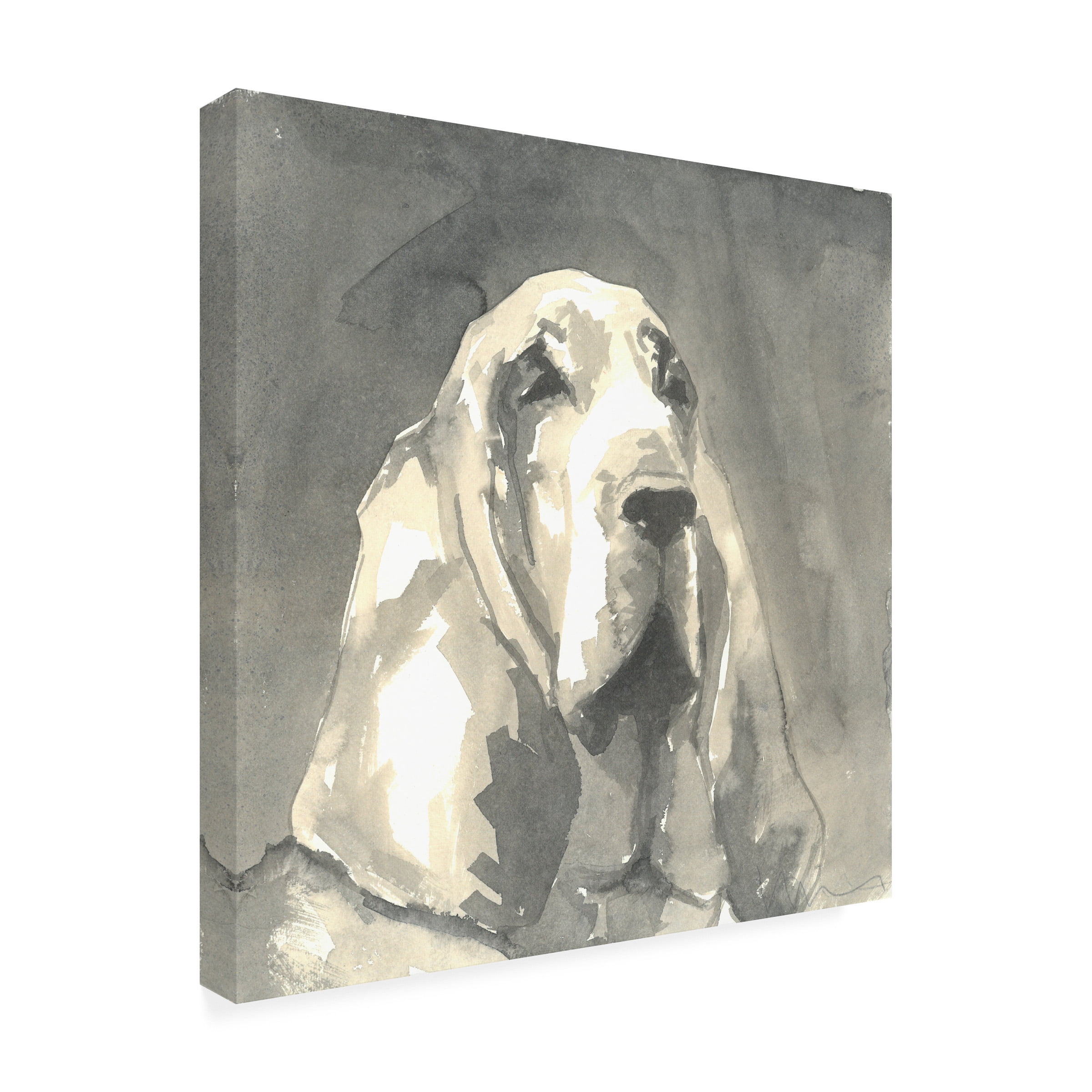 A Very Modern Dog 'Sepia Modern Dog II' Canvas Art
