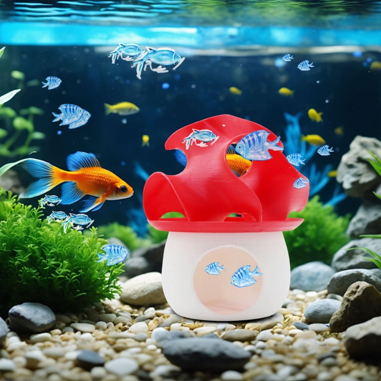 betta fish tank accessory submarine TARANDUS 4 Pcs Fun and Vibrant Decorations - Cute Floating Diver and Retro Set Secret Tube can come and go freely in the tunnel Unique Bargains 1pc Betta Tunnel