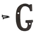 thumbnail image 2 of Clearance! Wrought Iron Decorations Creative DIY House Number Casts Iron Metal Letters, 2 of 3