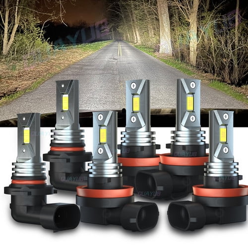 LED Headlight   Fog Light Bulbs White Combo For Mercury Sable 2008 2009