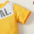 thumbnail image 5 of NZRVAWS Newborn Baby Boys Outfits Set 6 Months Boys Short Sleeve T-Shirt Patchwork Shorts Set Baby Boys Clothes 9 Months, 5 of 6