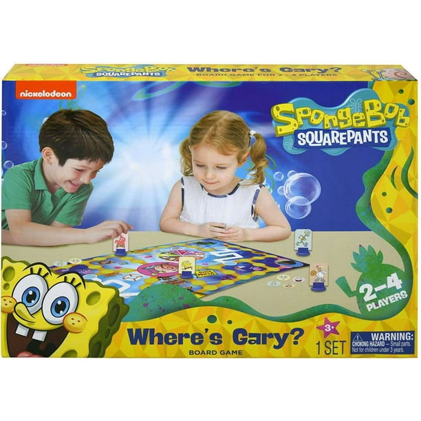 Spongebob Squarepants Where's Gary Board Game