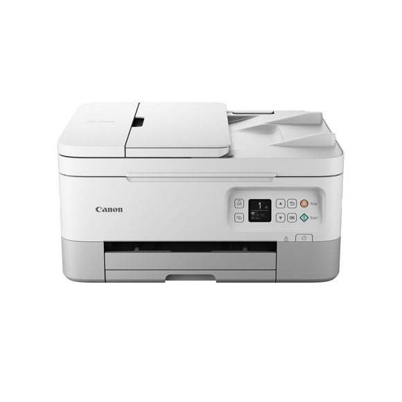 Canon PIXMA TR7020a Wireless Inkjet All-In-One Color Printer (White)