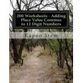 Pre-Owned 200 Days Math Placing Comma: 200 Worksheets - Adding Place ...
