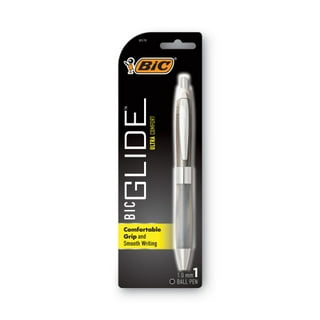 BIC® GRIP ROLLER-GLIDE™, ROLLER MICRO PEN, BLACK DOZEN - Multi access office