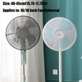 thumbnail image 2 of Round Fan  16/18 Inch Universal Child Baby Anti-pinch Electric Net Kids Finger Guards Fan Dustproof Covers Safety Mesh Net Fan Protection Covers Electric Fan Cover WHITE DRAWSTRING STYLE, 2 of 8