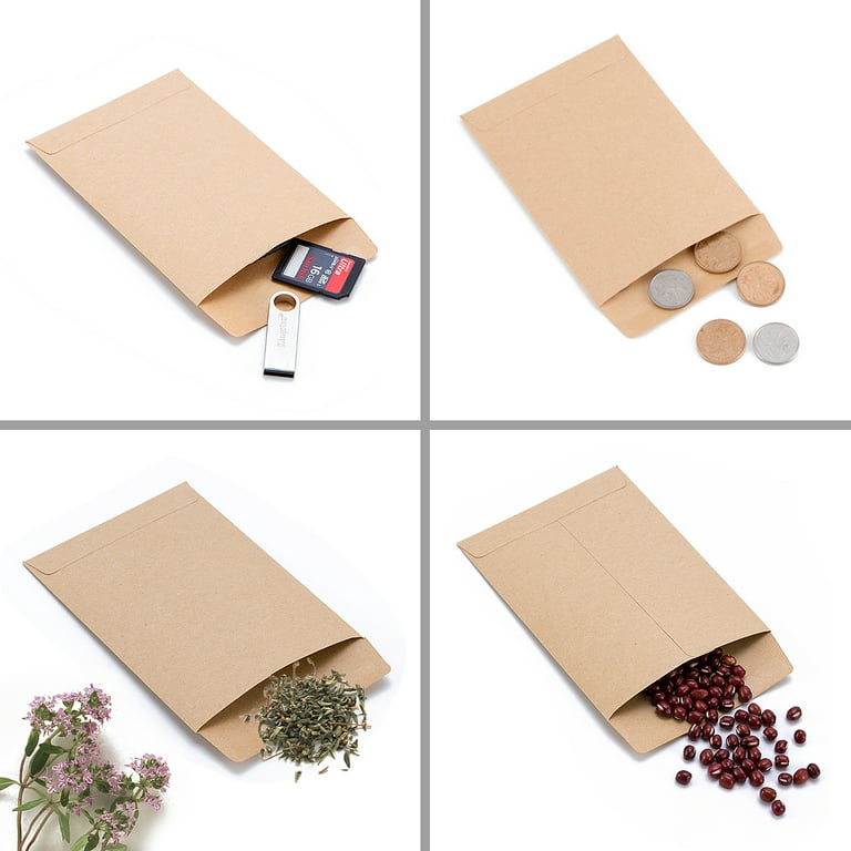 LUXPaper #1 Coin Envelopes in 30 lb. Glassine, Envelopes for Coin  Collections, Garden Seeds, Stamps, and More, w/ Moistenable Glue, 500 Pack,  Envelope