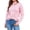 Pink, variant on Sweaters for Women Choker Cutout Neck Solid Knit Sweater Long Sleeve Drop Shoulder Loose Pullover Casual Soft Warm Sweaters for Fall Winter Daily Wear Outing Looks