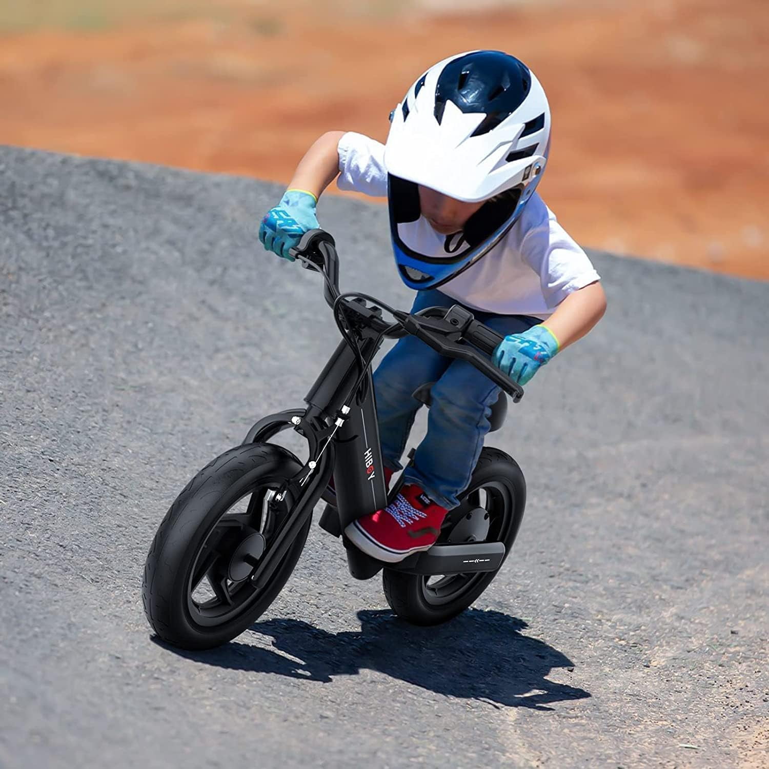 Hiboy BK1 Electric Balance Bike for Kids, 12 Inch Tires, 150W Peak Motor, Adjustable Seat Electric Bike for Kids Ages 3-5