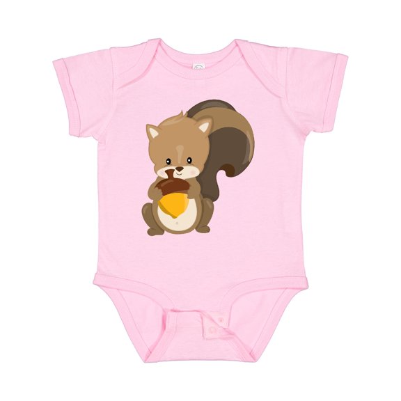 Inktastic Cute Woodland Animal Squirrel Boys or Girls Baby Bodysuit