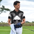 thumbnail image 4 of Lsque The Binding of Isaac Pattern Golf Shirts for Men Dry Fit Print Moisture Wicking Performance Short Sleeve Polo Shirt-X-Large, 4 of 7
