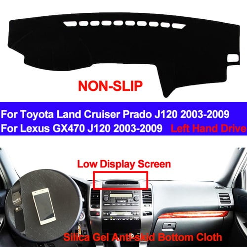 Cuir pour Toyota Prado Lexus GX470 J120 2003 2007 2008 2009 Couverture de Tableau de Bord Protecteur Antidérapant