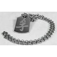 thumbnail image 2 of CHINESE TRUTH SYMBOL  ON SOLID STAINLESS STEEL THICK TAG ROLO CHAIN NECKLACE, 2 of 2