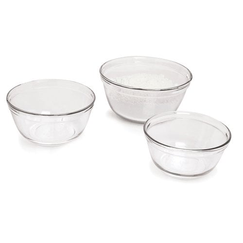 20 Piece Anchor Hocking Tempered Glass Assorted Dishwasher Safe Mixing Bowl,