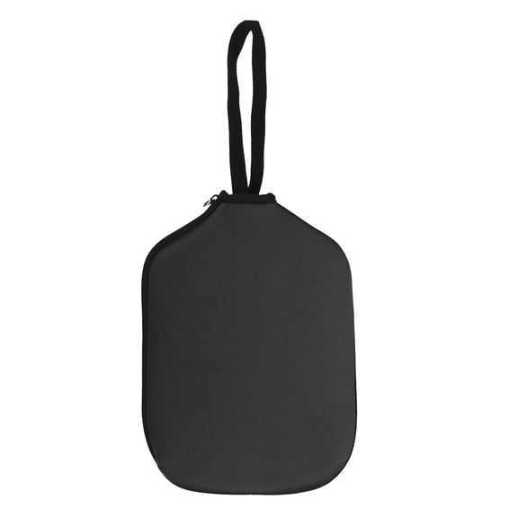 Pickleball Paddle Cover 11.8x8.6 Inch, Neoprene Pickleball Racket Sleeve with Carrying Strap,Black