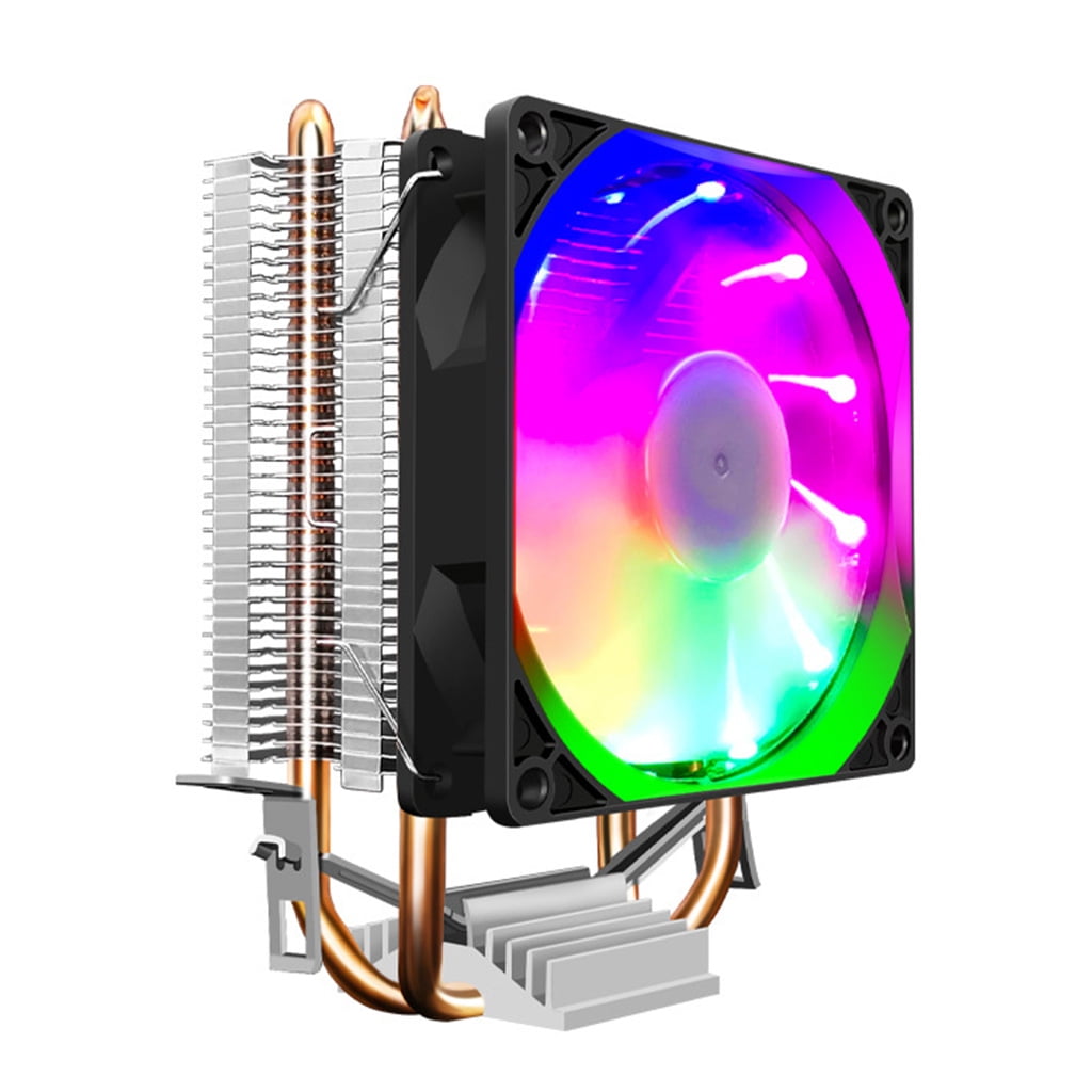 Computer Mute Heatsink Fan Adjust RGB Quiet Control Cooler Cooling for Case Fan 3-Pin Multicolor Adjustable S