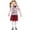 White, variant on Glisme Girls Halloween Dresses Stage Performance Plaid Dress Soft Fit Little Girl Princess Dress Size 10-12 Years,White