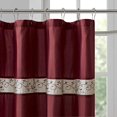 thumbnail image 4 of Madison Park MP70-2302 Rideau de Douche Serein 54x78 Pouces Rouge, 54x78 Pouces, 4 of 4