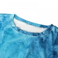 thumbnail image 3 of Hauts d'Été Décontractés pour Femmes Imprimés Col Ample Chandail Blouses, 3 of 5