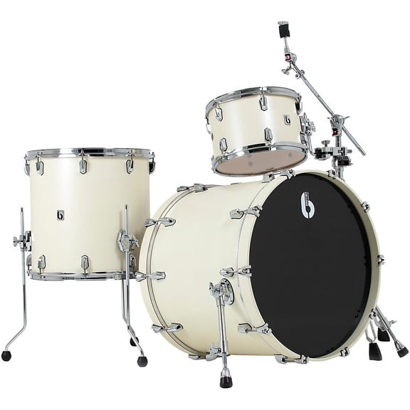 British Drum Co. ENG-22-CB-SEW Enigma Series Club Kit. Satin Olde English White 12", 16", 22"