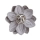 thumbnail image 4 of Brillante Tela Flor Clip Broche Pin Novio Baile De Graduación gris Yinane Pin de la broche de los hombres de las mujeres, 4 of 8